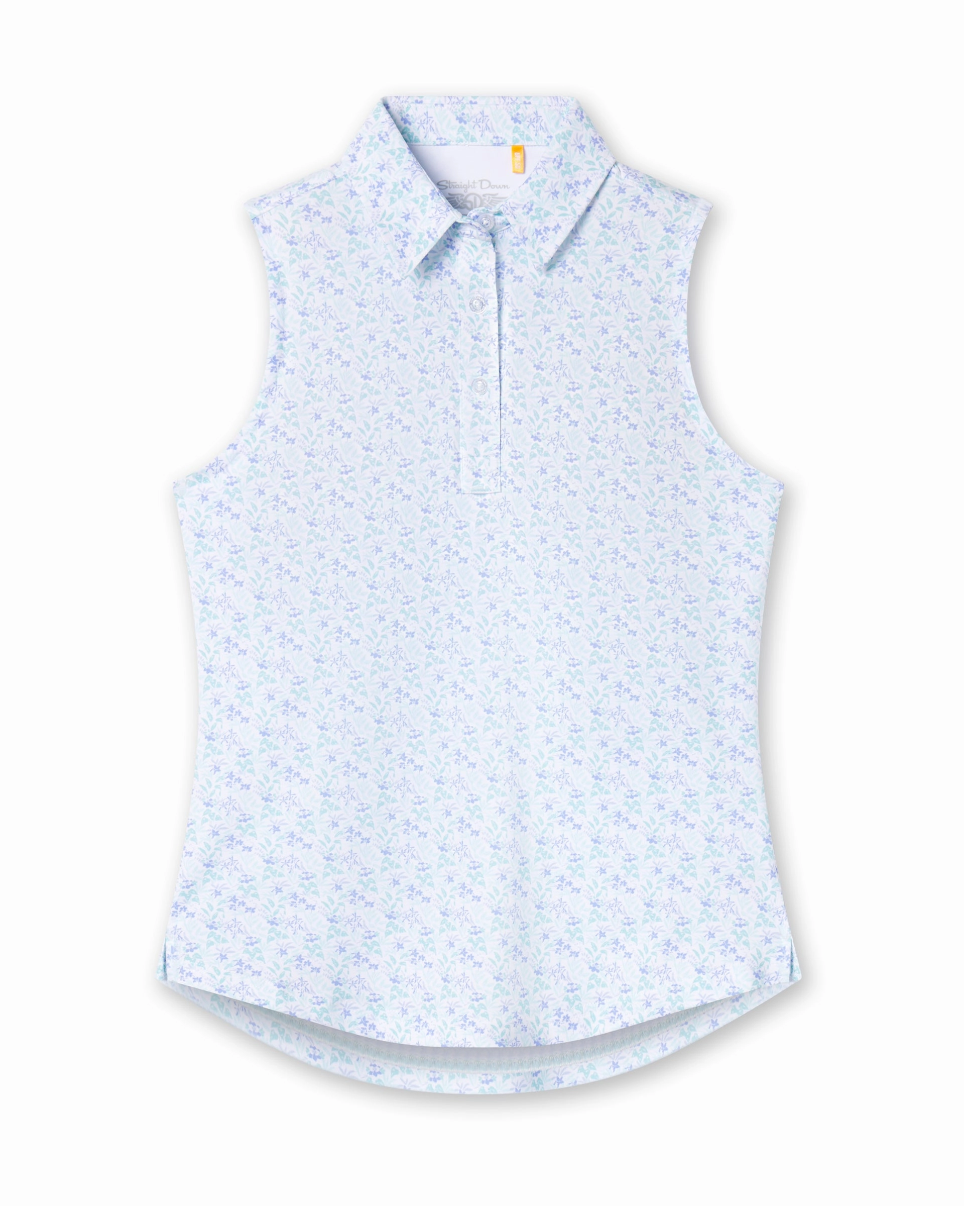 Garment Washed Finish Modern Comfort Costa Rica Sleeveless Polo - Green Stone