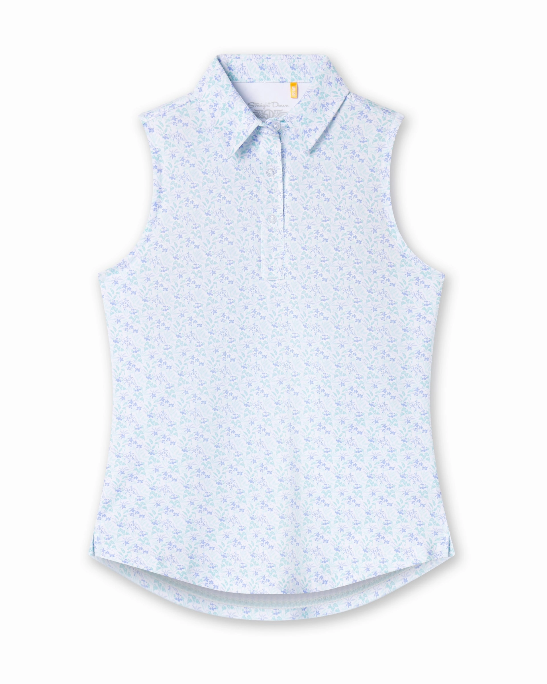 Fashion Top Luxe Comfort Costa Rica Sleeveless Polo - Green Stone