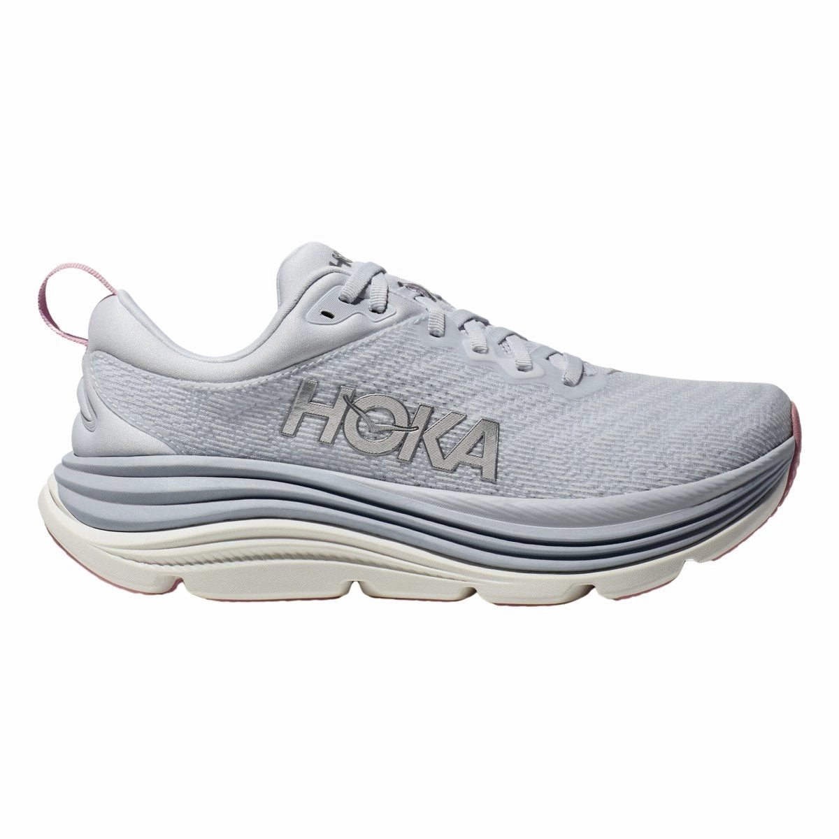 Odor Control Insole Dynamic Traction Pattern Hoka One One Women's Gaviota 5 Sea Ice/Pink Twilight