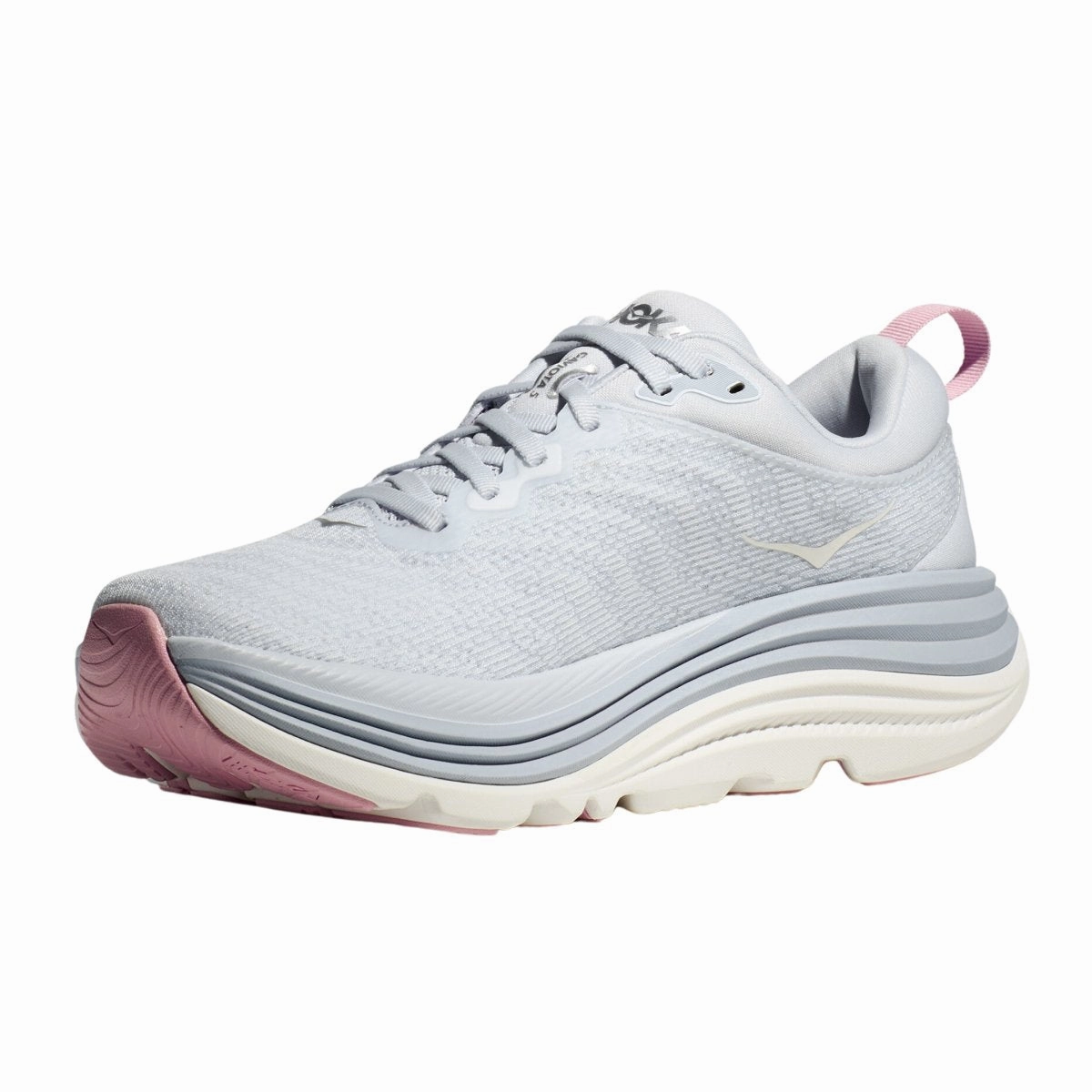 Hoka One One Women's Gaviota 5 Sea Ice/Pink Twilight Training Ease SculptedDesign