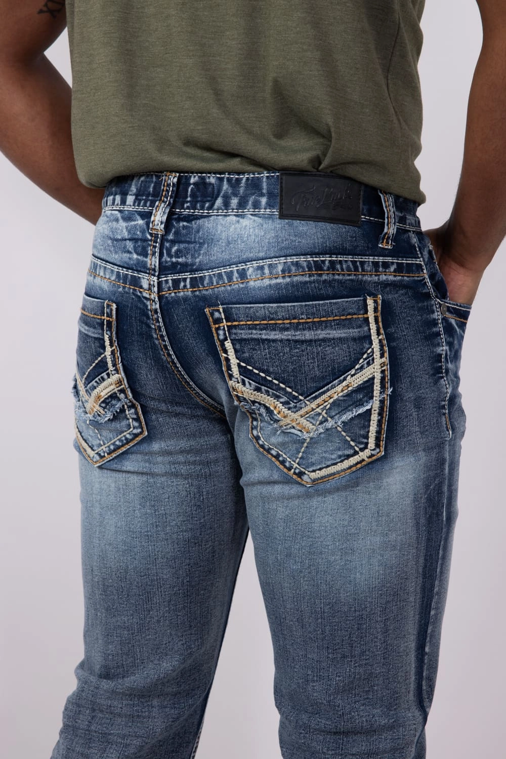 True Luck Cuyler Bootcut Jeans for Men | TL24012341 Professional Wear Weekend Warrior Subtle Detail