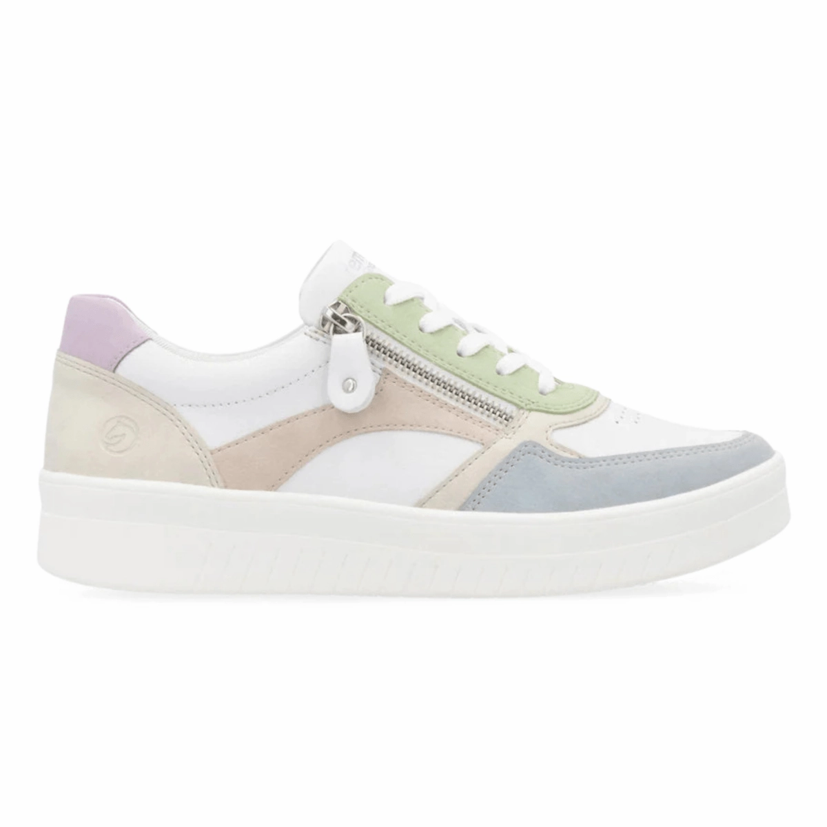 Rieker Women's Kendra D0J01-87 Blue/White/Cream/Rose/Mauve/Light Mint Ventilated Upper Design Wide Toe Box Engineering