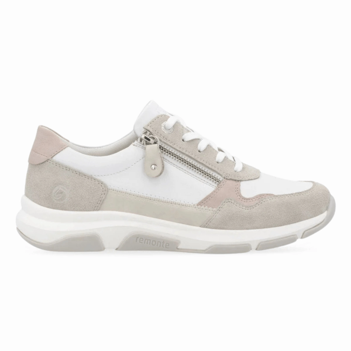 Rieker Women's Soraya D1S03-81 Quartz/White/Rose/Cream Urban Sport