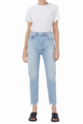 Riley HR Crop Straight in Bitter Street Fashion Affordable