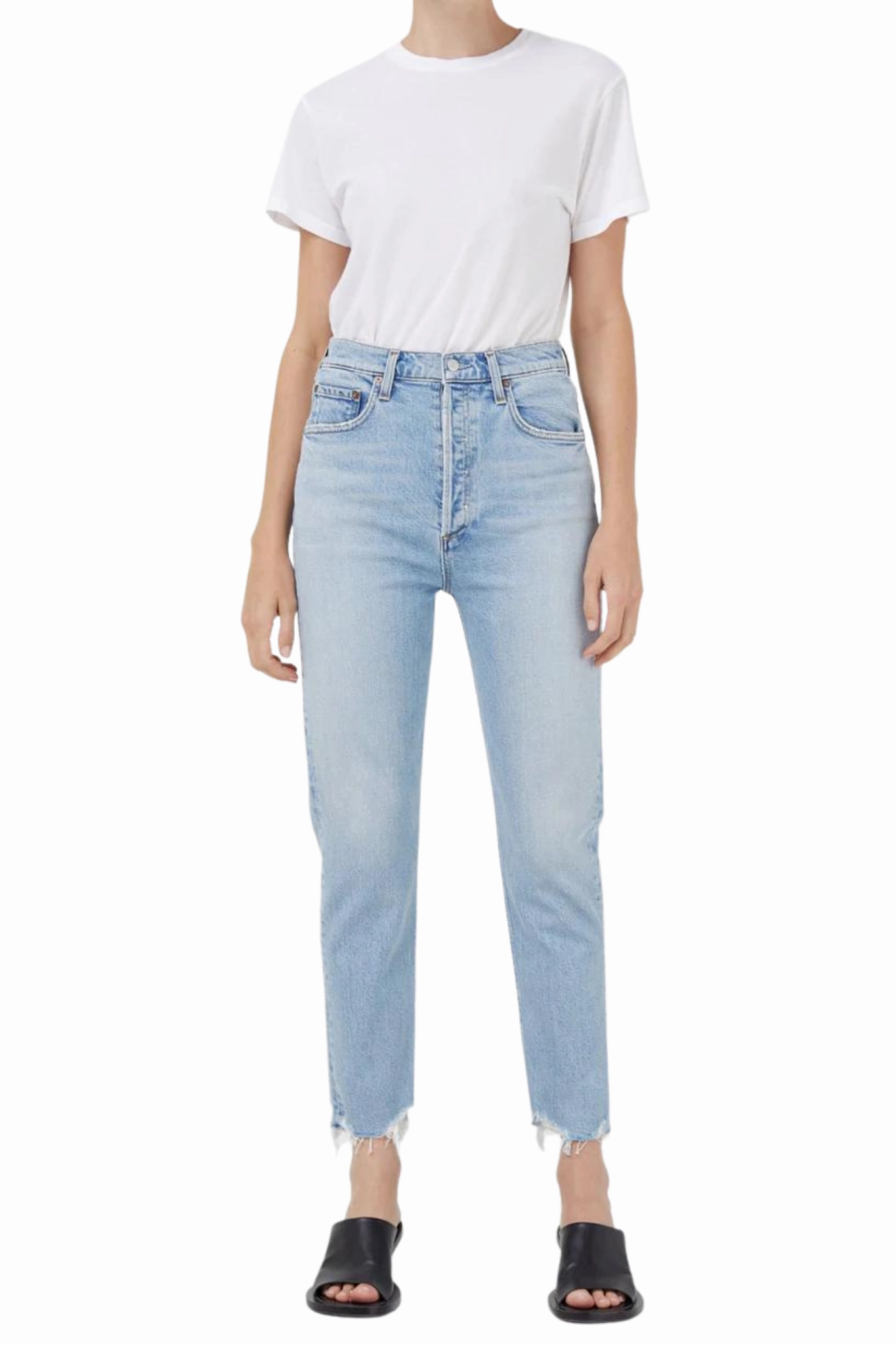 Riley HR Crop Straight in Bitter Low Impact Manufacturing Universal Style