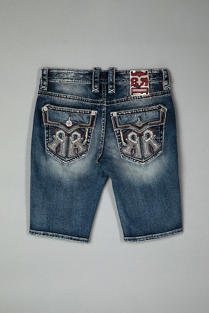 Silicone Gripper Strips Active Mode Marcelo Denim Shorts