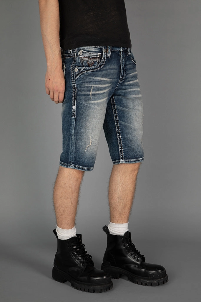 Marcelo Denim Shorts Mid - rise