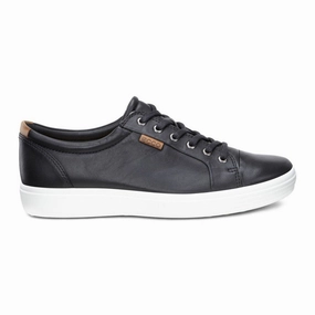 ECCO Men's 430004 Soft 7 Sneaker Black Sporty