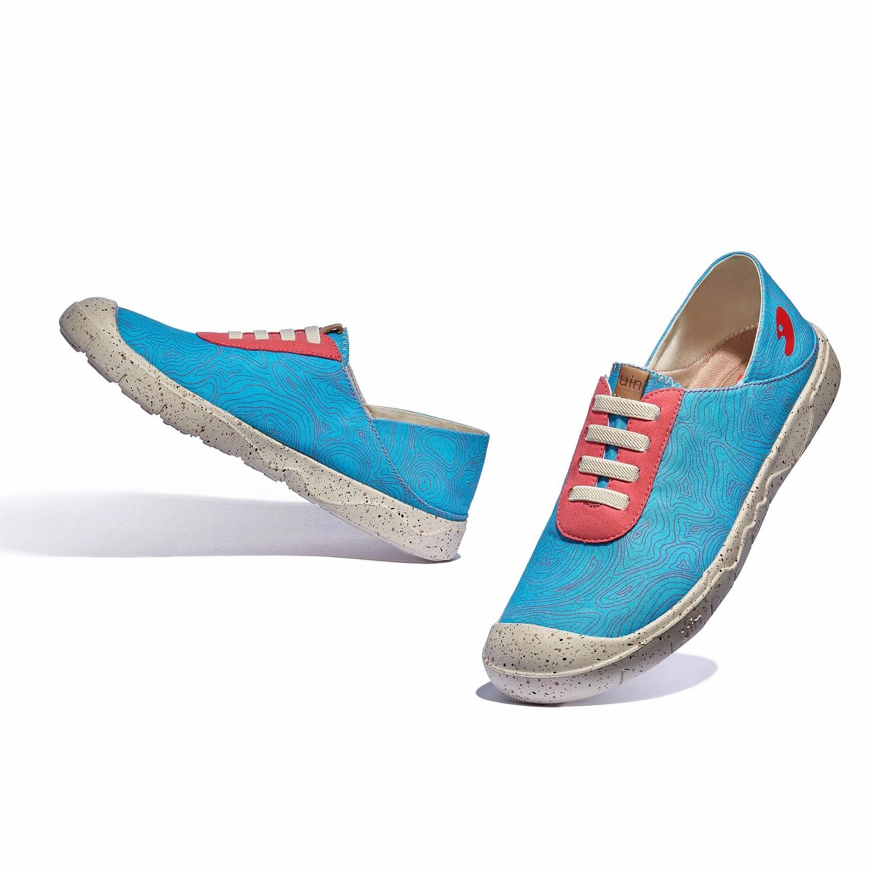 Sky Pink Blue Cadiz VII Women Ortholite Insulation Durable Sole