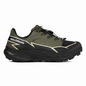 Salomon Men's Thundercross Gore-Tex Olive Night/Black/Alfalfa Clean Structure