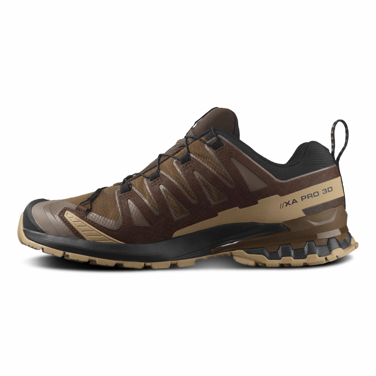 Premium Material Salomon Men's XA Pro 3D V9 Gore-Tex Dark Earth/Desert Tan/Black