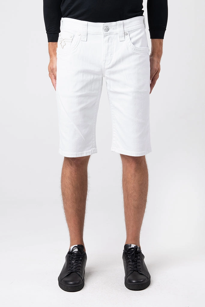 Arther Denim Shorts No Slip Gripper Comfort Stretch