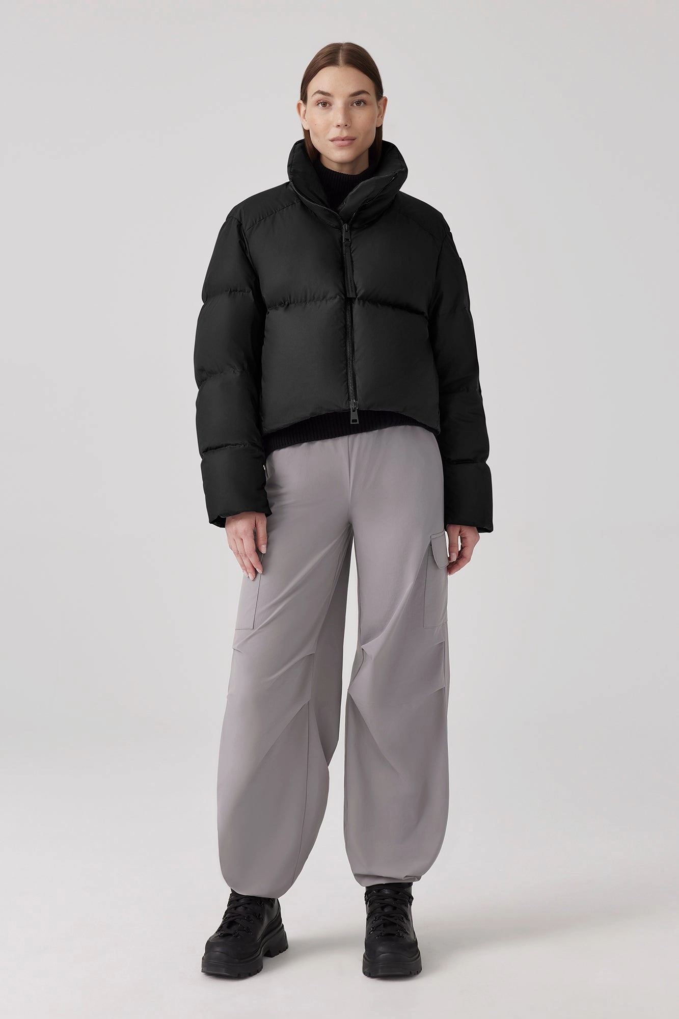 Garnet Cropped Puffer Easy Comfort
