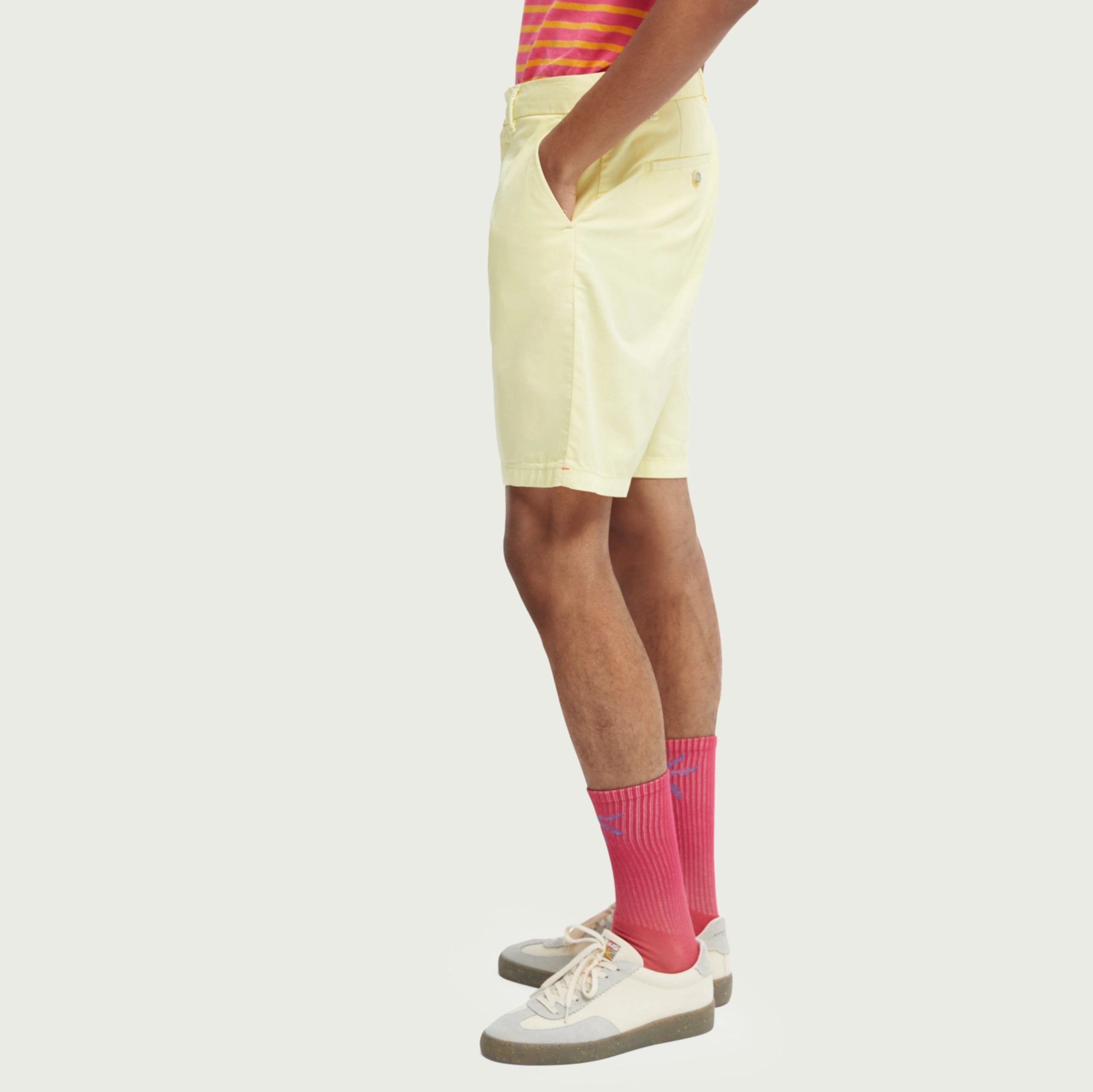 Stuart Garment-Dyed Pima Cotton Short (Lemonade) Sporty Vibe