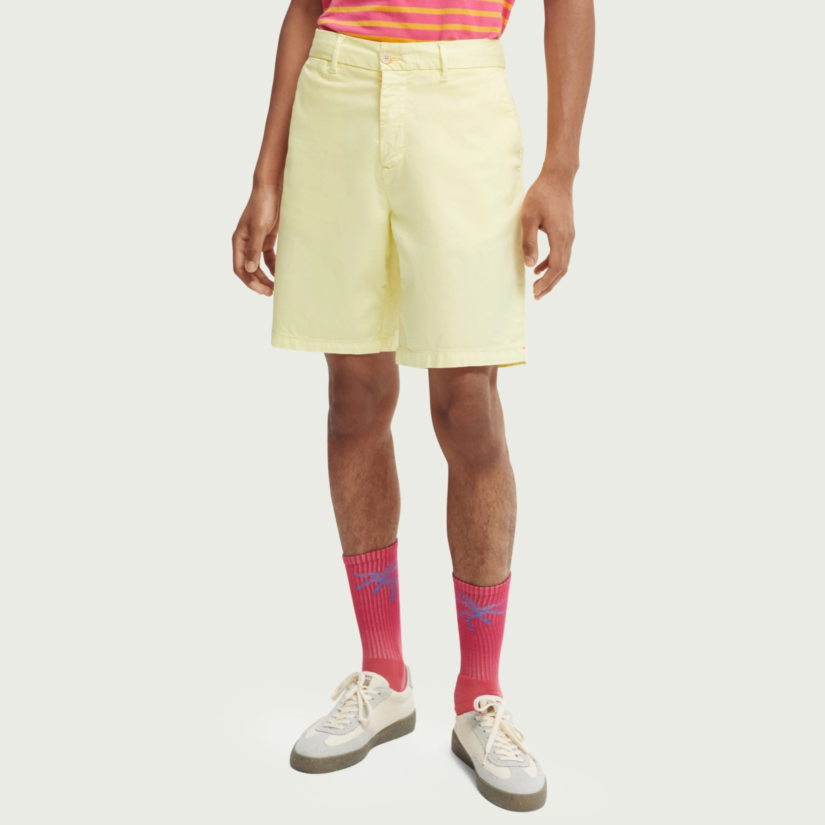 Stuart Garment-Dyed Pima Cotton Short (Lemonade) Light Fit Wear