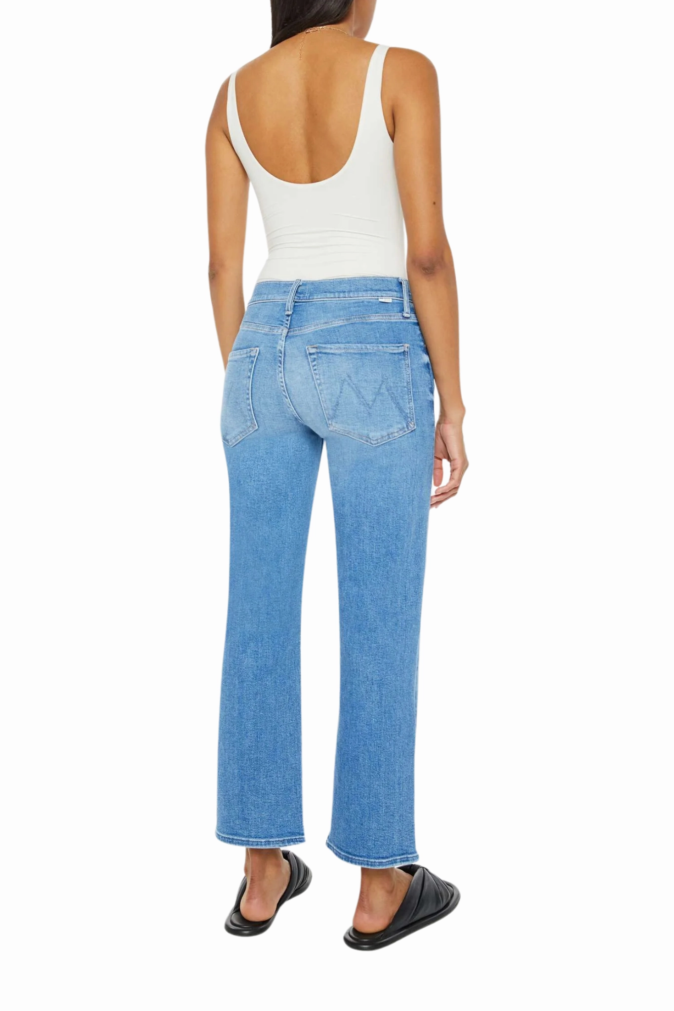 Casual Element Flattering Style The Mid Rise Rambler Zip Ankle in Out Of The Blue