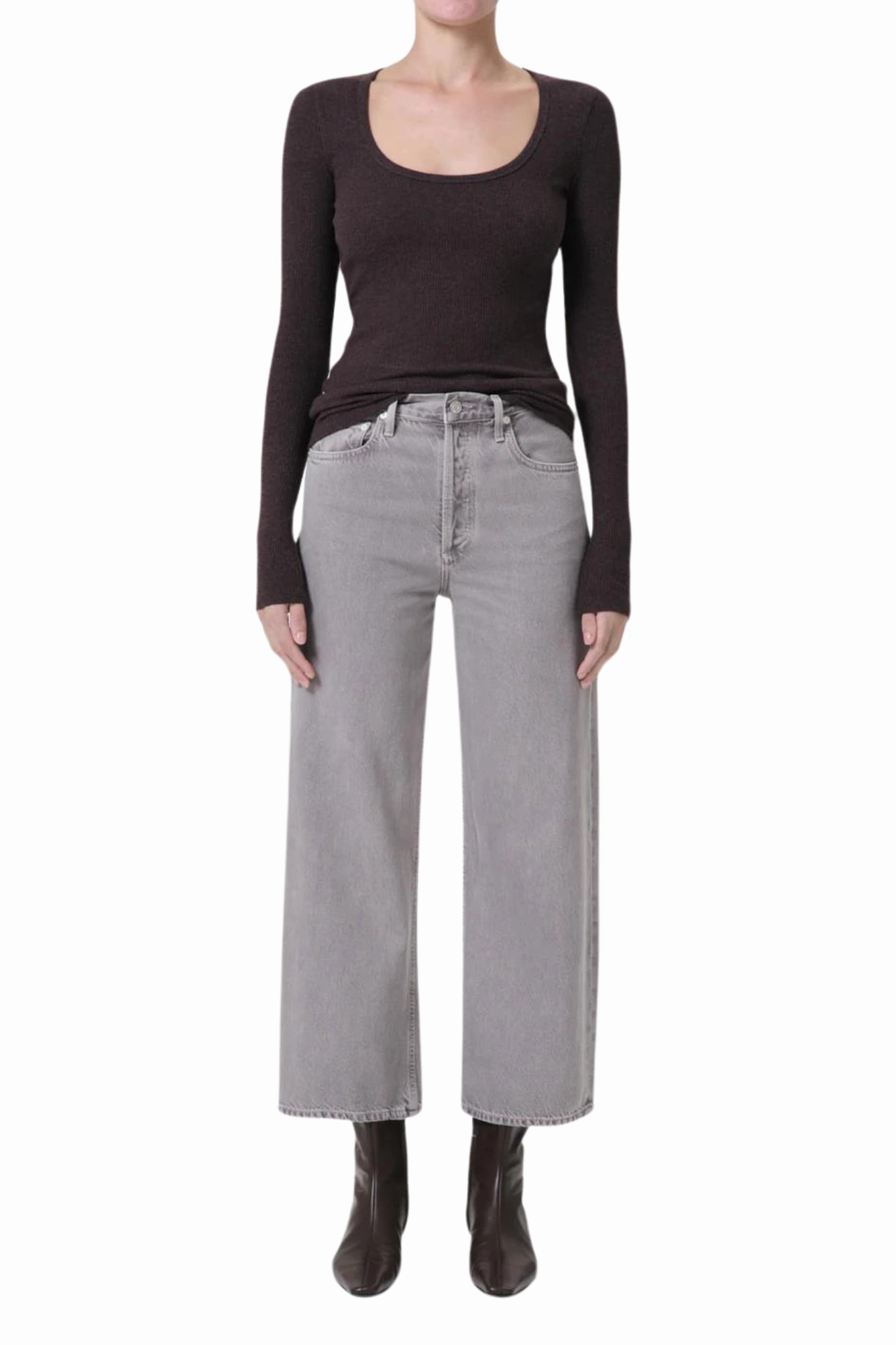 Ren Jean in Owl Trend Setter Home Comfort Sleek Waist Design