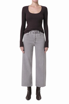 Ren Jean in Owl Trend Setter Home Comfort Sleek Waist Design