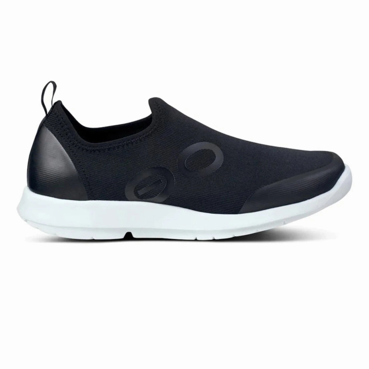 Dynamic Style Anti Torsion System OOFOS Men's Oomg Sport Black/White Sole