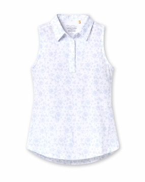 Simple Wear Ava Sleeveless Polo - Powder