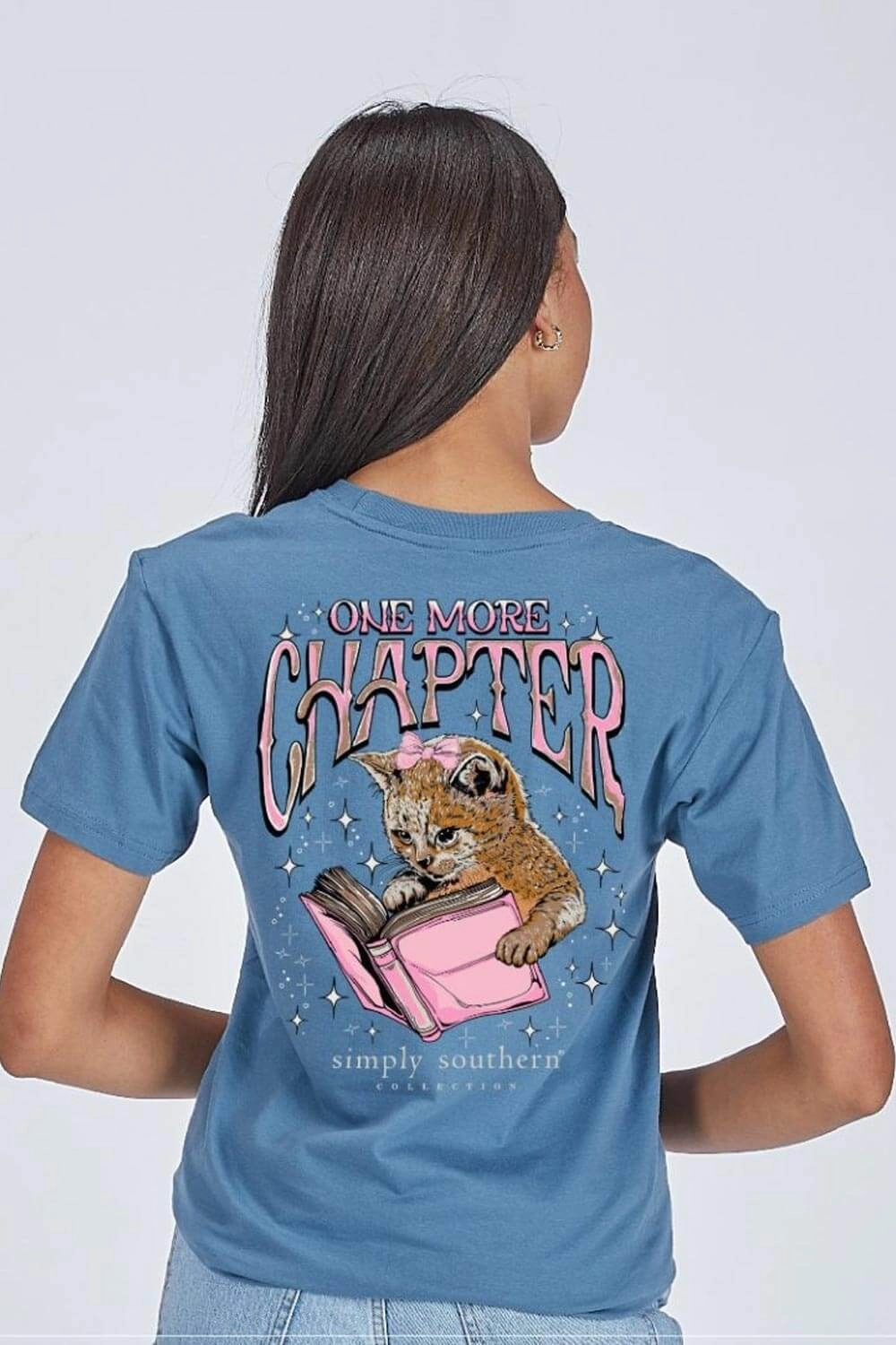 Simply Southern Chapter T-Shirt for Women in Blue | SS-CHAPTER-COMET Urban Fashion