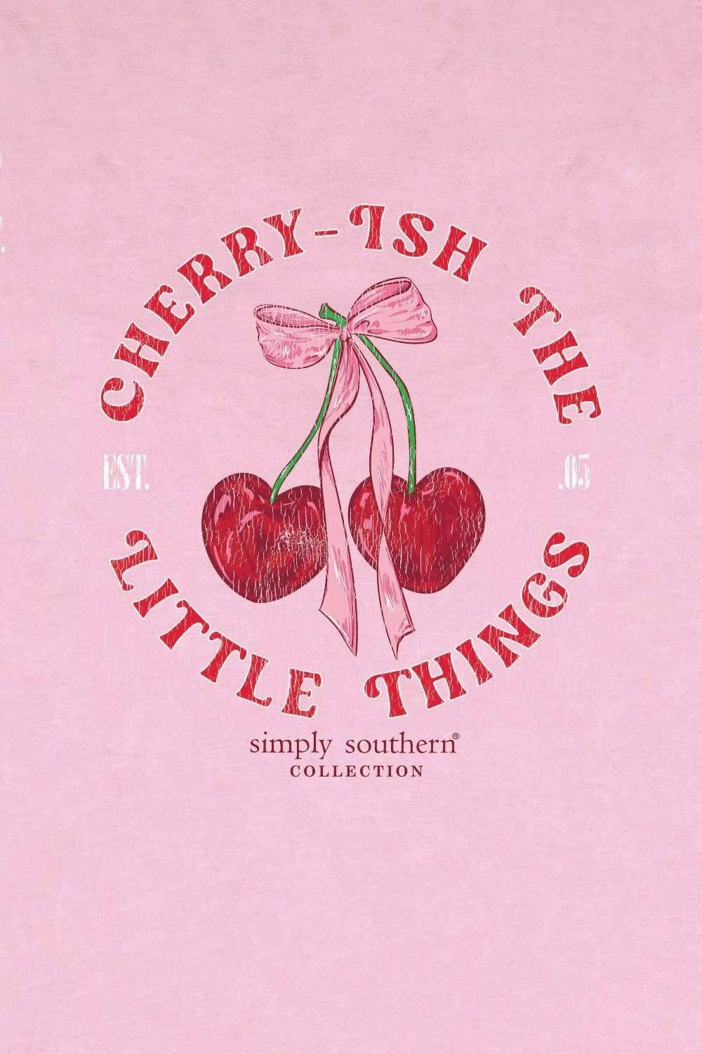 Simply Southern Cherry-Ish T-Shirt for Women in Pink | SS-CHERRYISH-WSHPNK Fashion-Forward Look