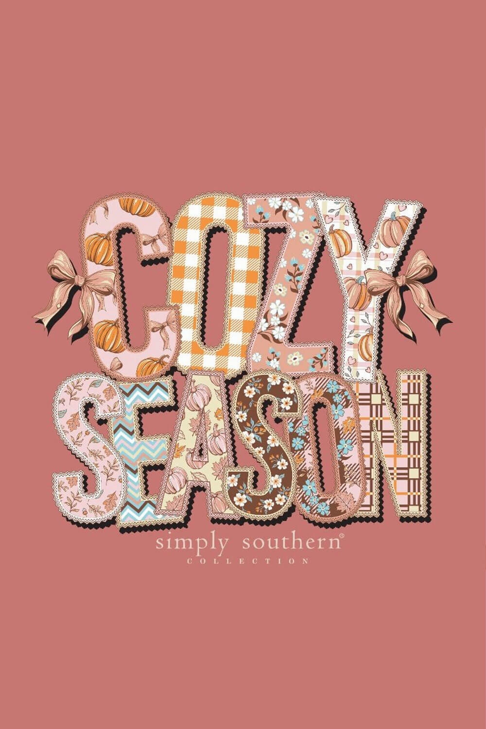 Simply Southern Cozy Season T-shirt for Women in Maple | SS-COZY-MAPLE Casual Essential Wear