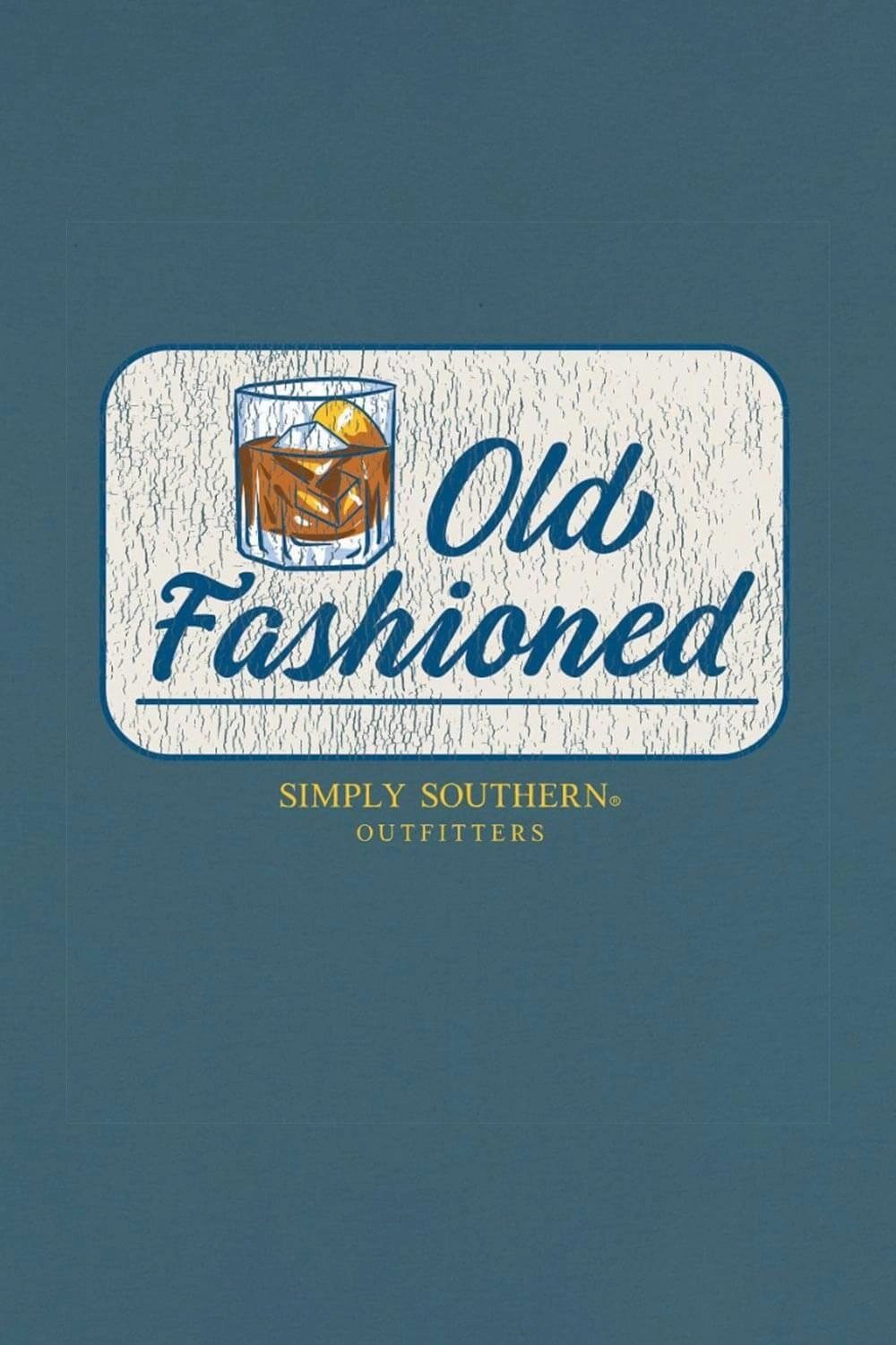 Simply Southern Old Fashioned T-Shirt for Men in Blue | MN-SS-OLD-COMET Drop Shoulder Cut Bright and Bold