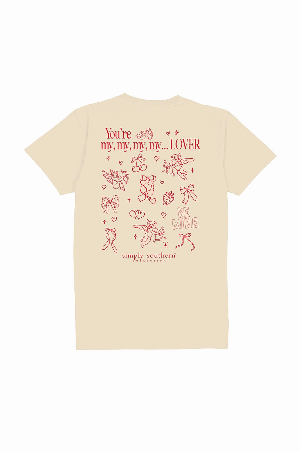 Casual Wearable Simply Southern Plus Size You??re My Lover T-Shirt for Women in Natural | EXT-SS-YOUARE-NATURAL