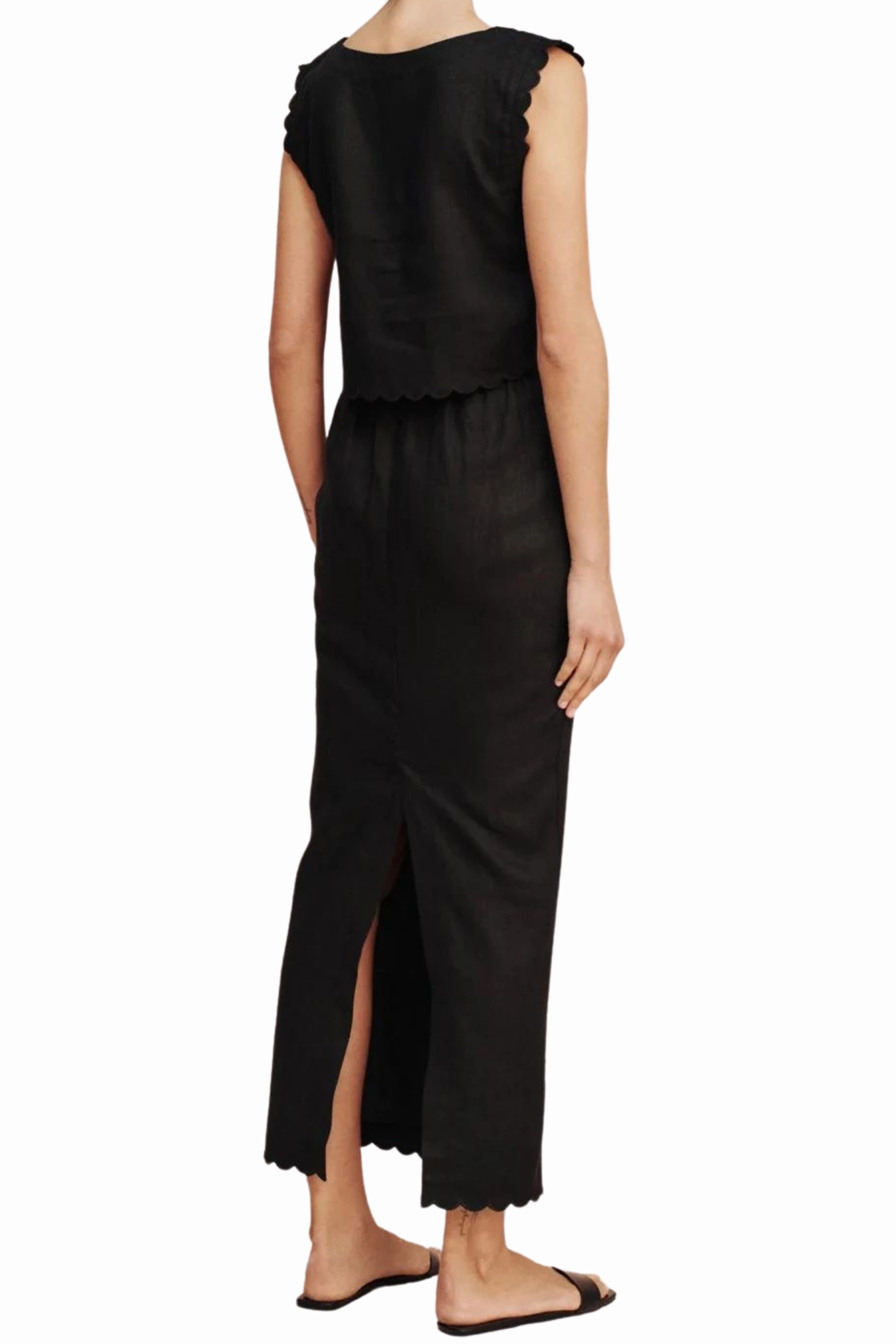 Playful Vibe Zayla Pencil Skirt in Black