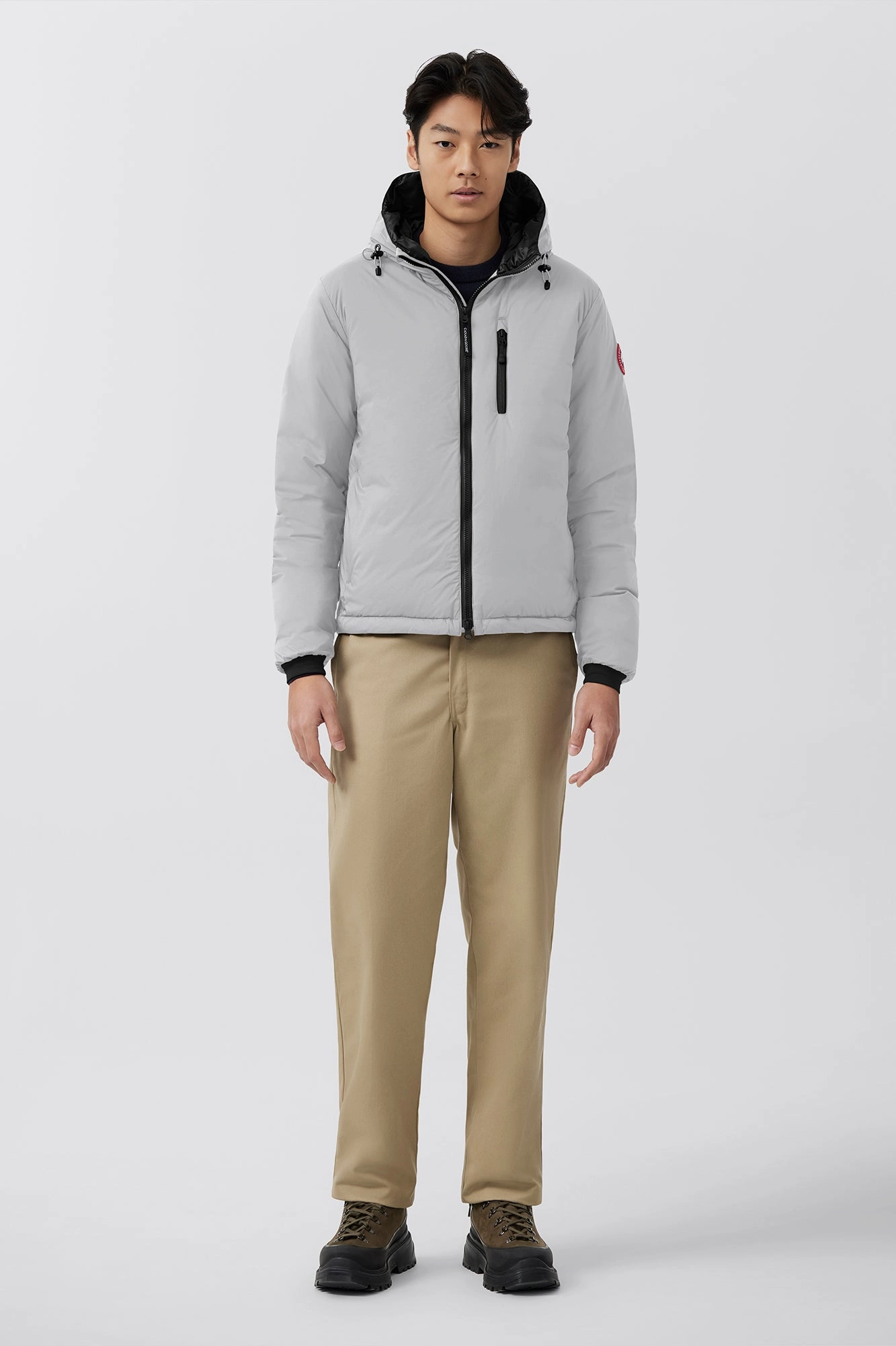 Windbreaker Inspired Fit Expandable Side Gussets Lodge Hoody