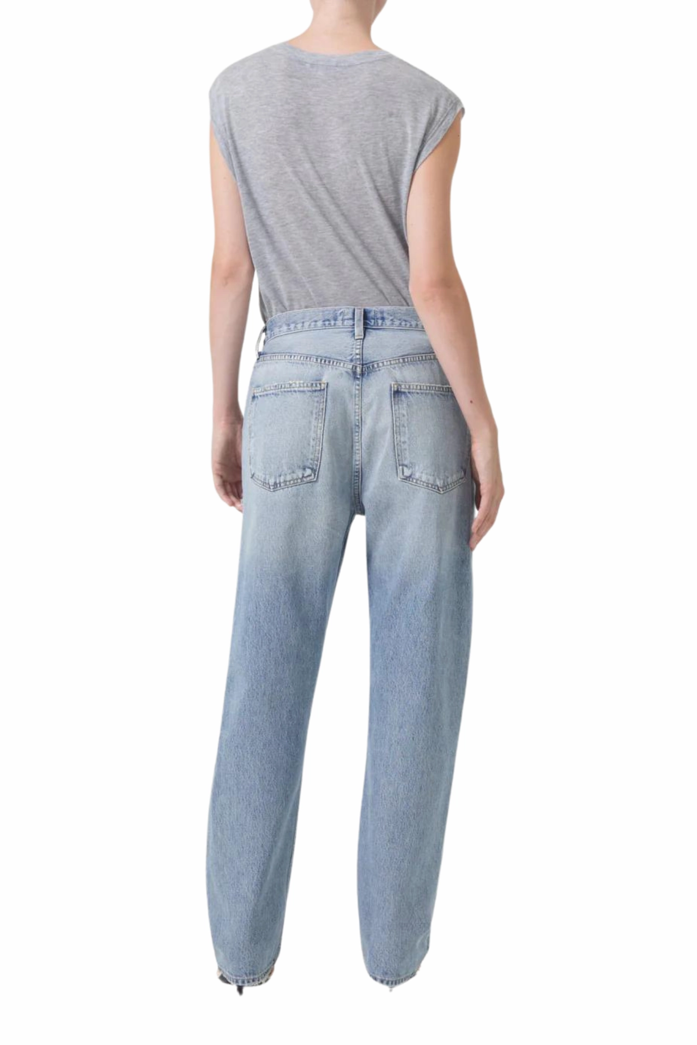 Loose Spring Mood Modern Minimalist Creative Look Home Comfort 90's Jean in Threadbare