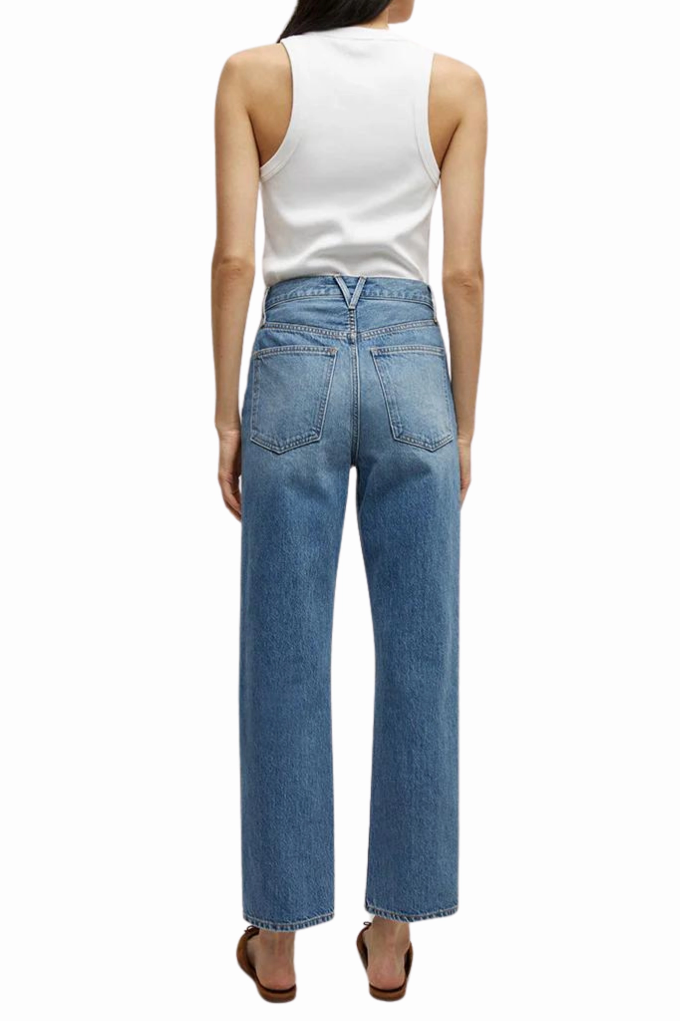 Clean Outfit Trend Setter Sunny Vibes Daniela Ankle Straight in Lakeshore Blush