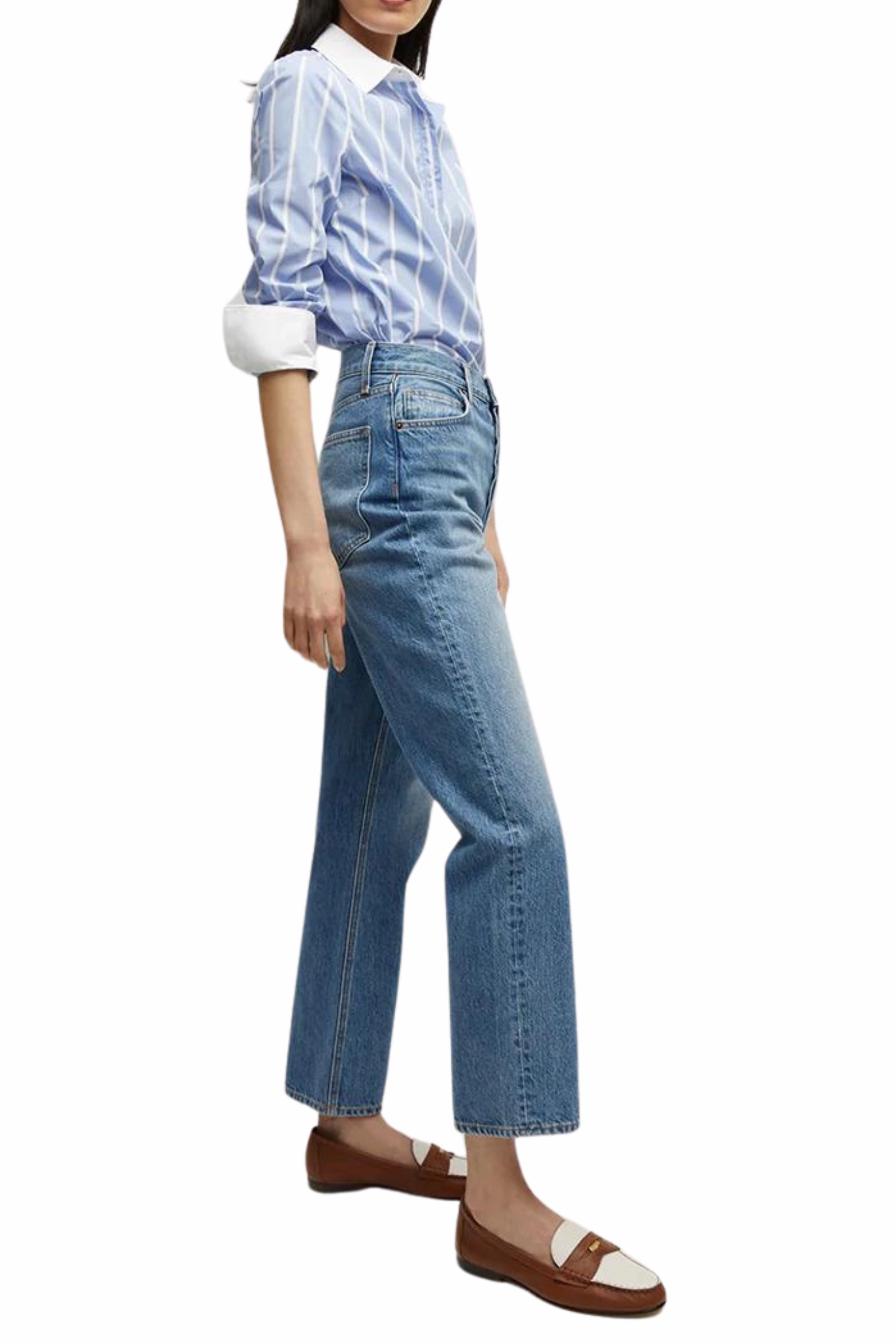 Daniela Ankle Straight in Lakeshore Blush Relaxed Style Bold