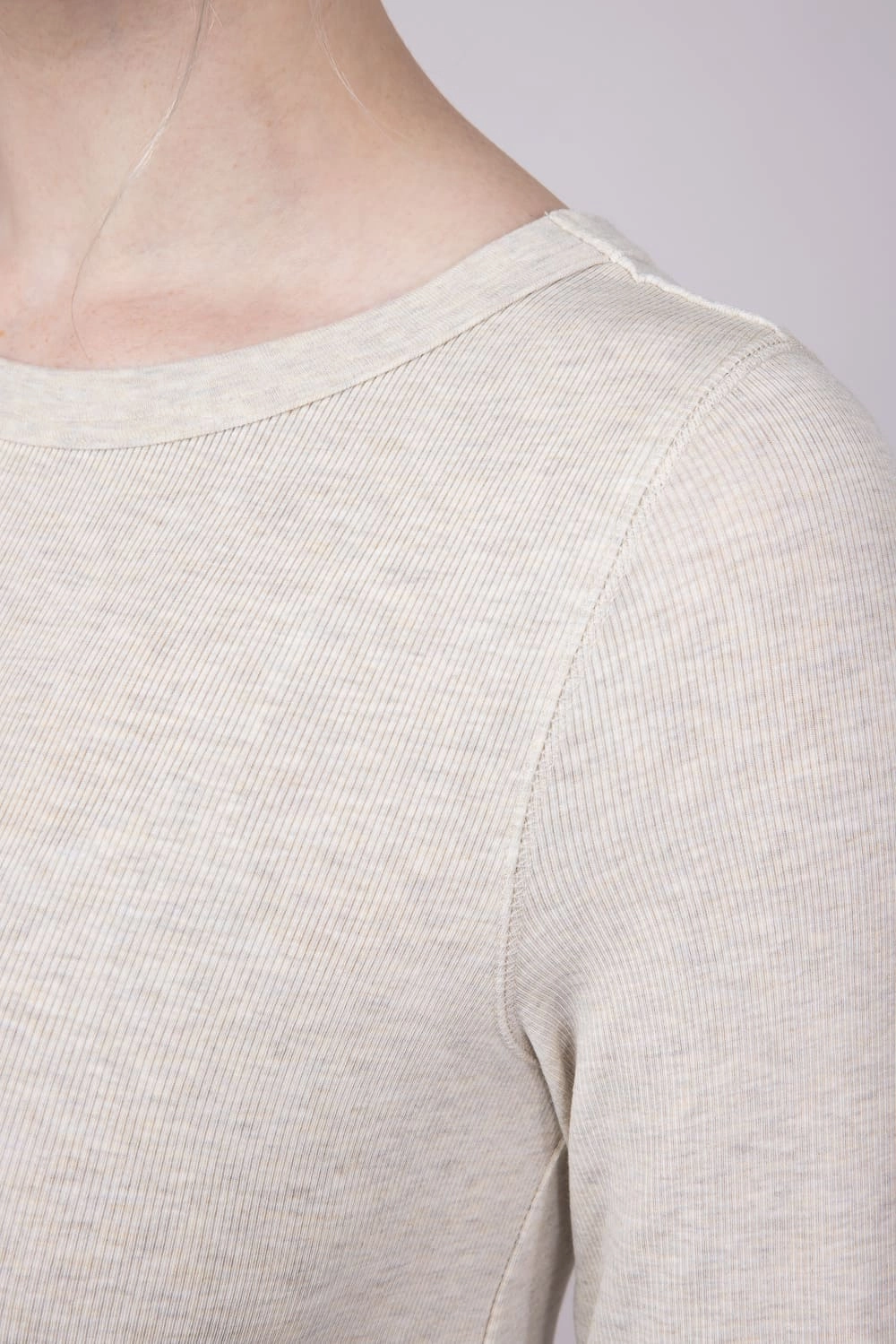 Thread & Supply Stacy Shirt for Women in Sand | T1390MSTS-SANDHEATHER Flexible stretch Urban Casual Look