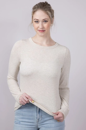 Thread & Supply Stacy Shirt for Women in Sand | T1390MSTS-SANDHEATHER Urban Smart UltraLightweight