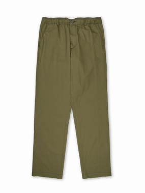Sporty Cut Drawstring Trousers Ashdown Green