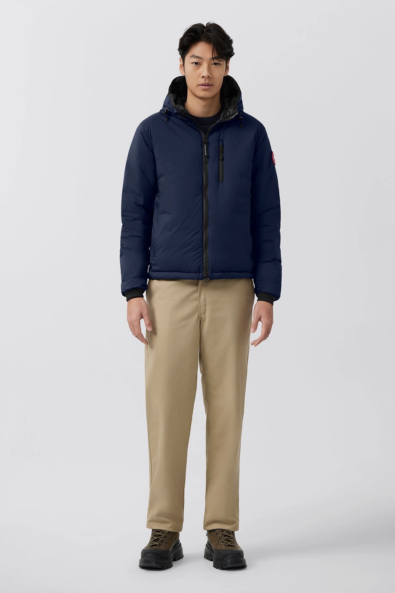 Plaid Design Insulated Design Lodge Hoody