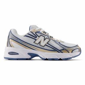 New Balance Men's U740HB2 Heron Blue/Gold/White Comfortable Feel
