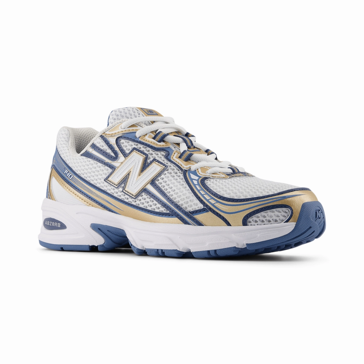 New Balance Men's U740HB2 Heron Blue/Gold/White Shock Diffusion Pad Twist Free Motion