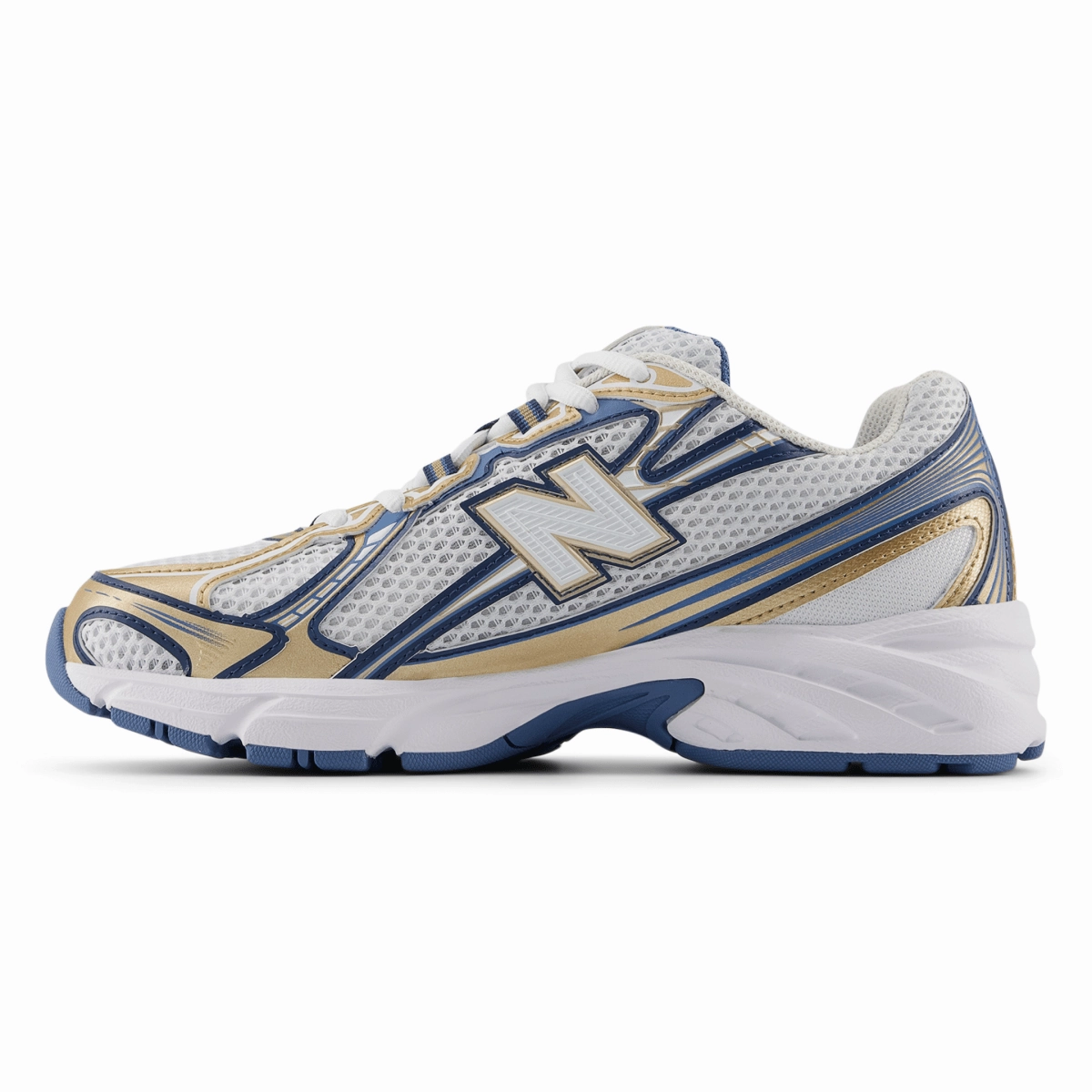 New Balance Men's U740HB2 Heron Blue/Gold/White Microfiber Lining Tech
