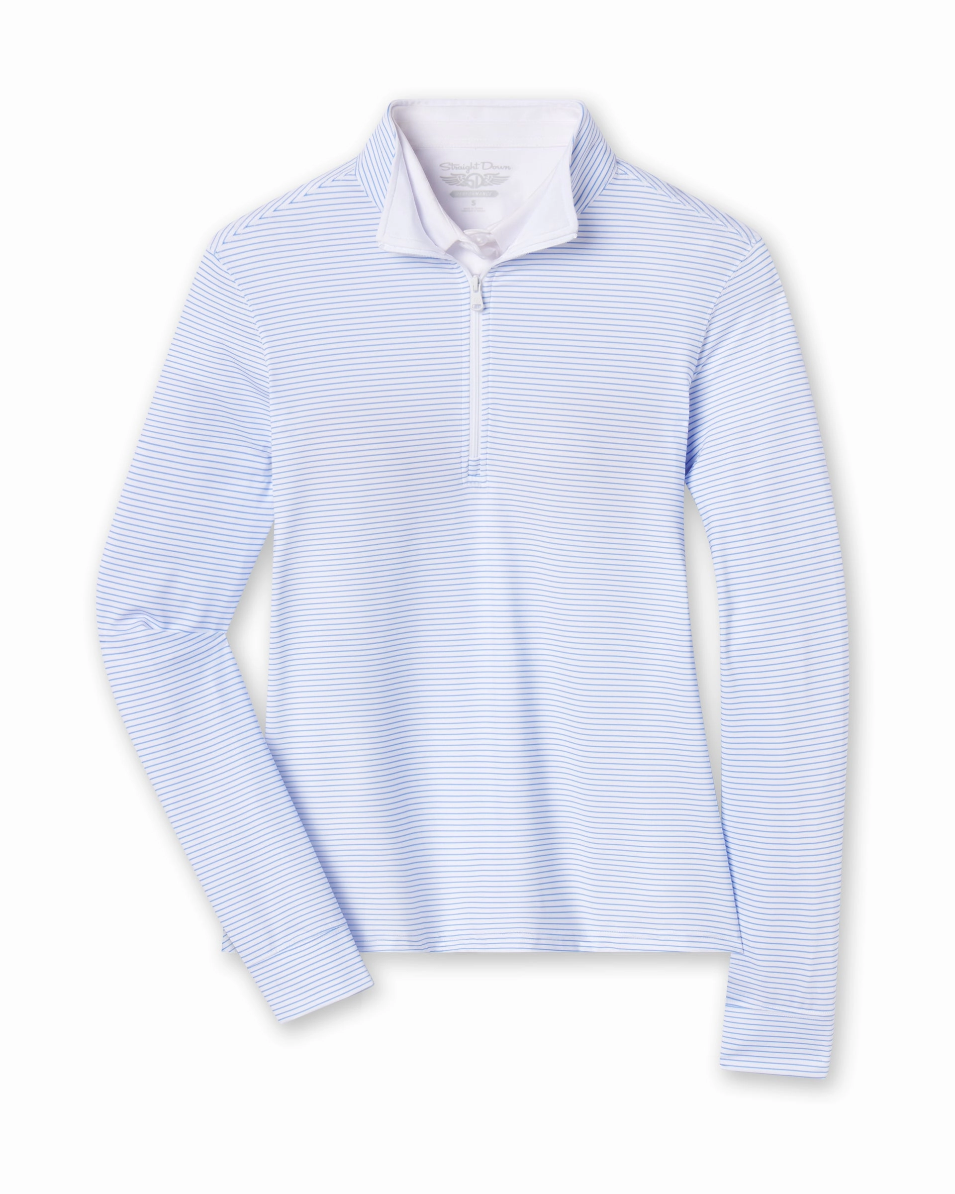 Cozy Street Kiri Striped Quarter Zip - Carolina