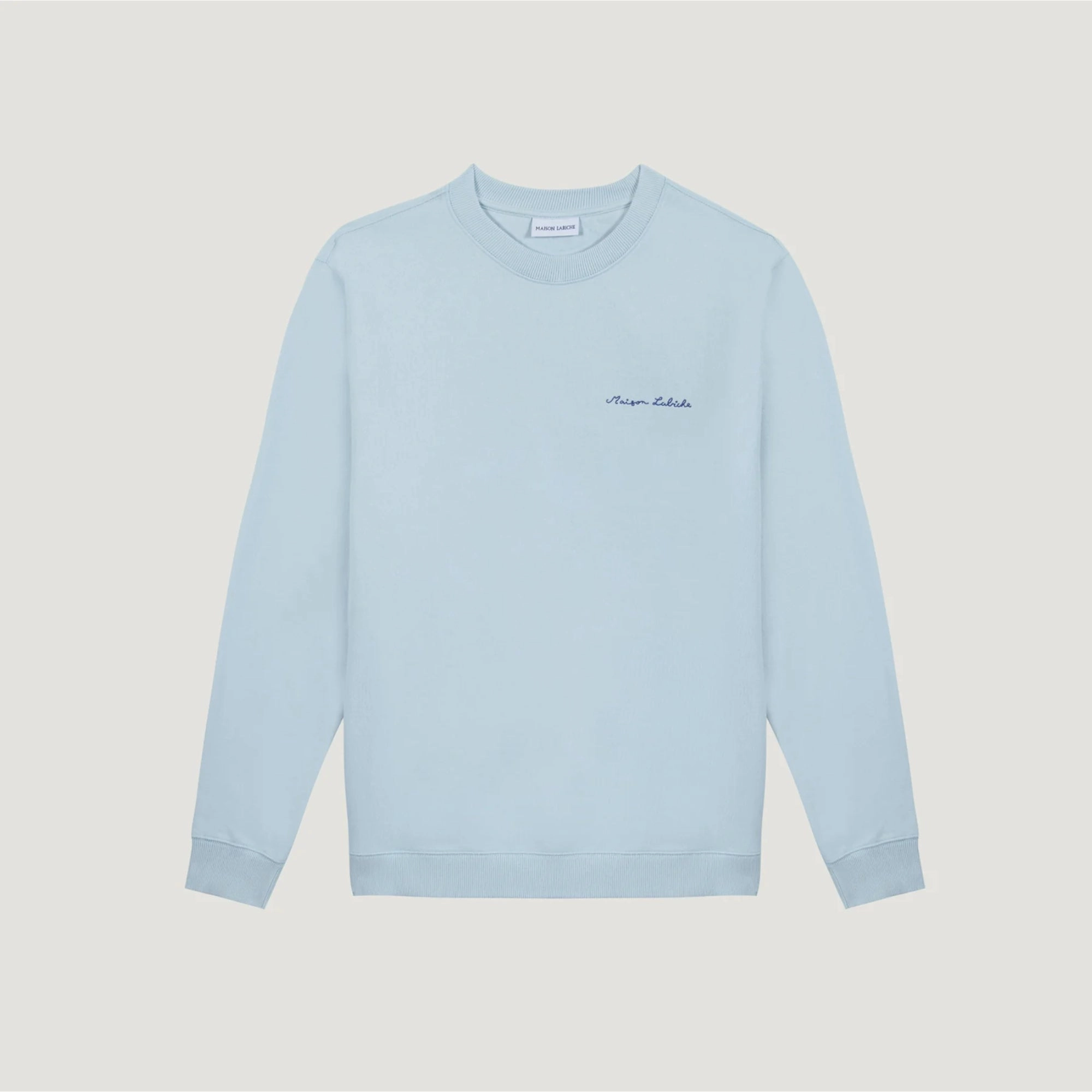 "Maison Labiche" Charonne Sweatshirt (Sky Blue) Warm Look
