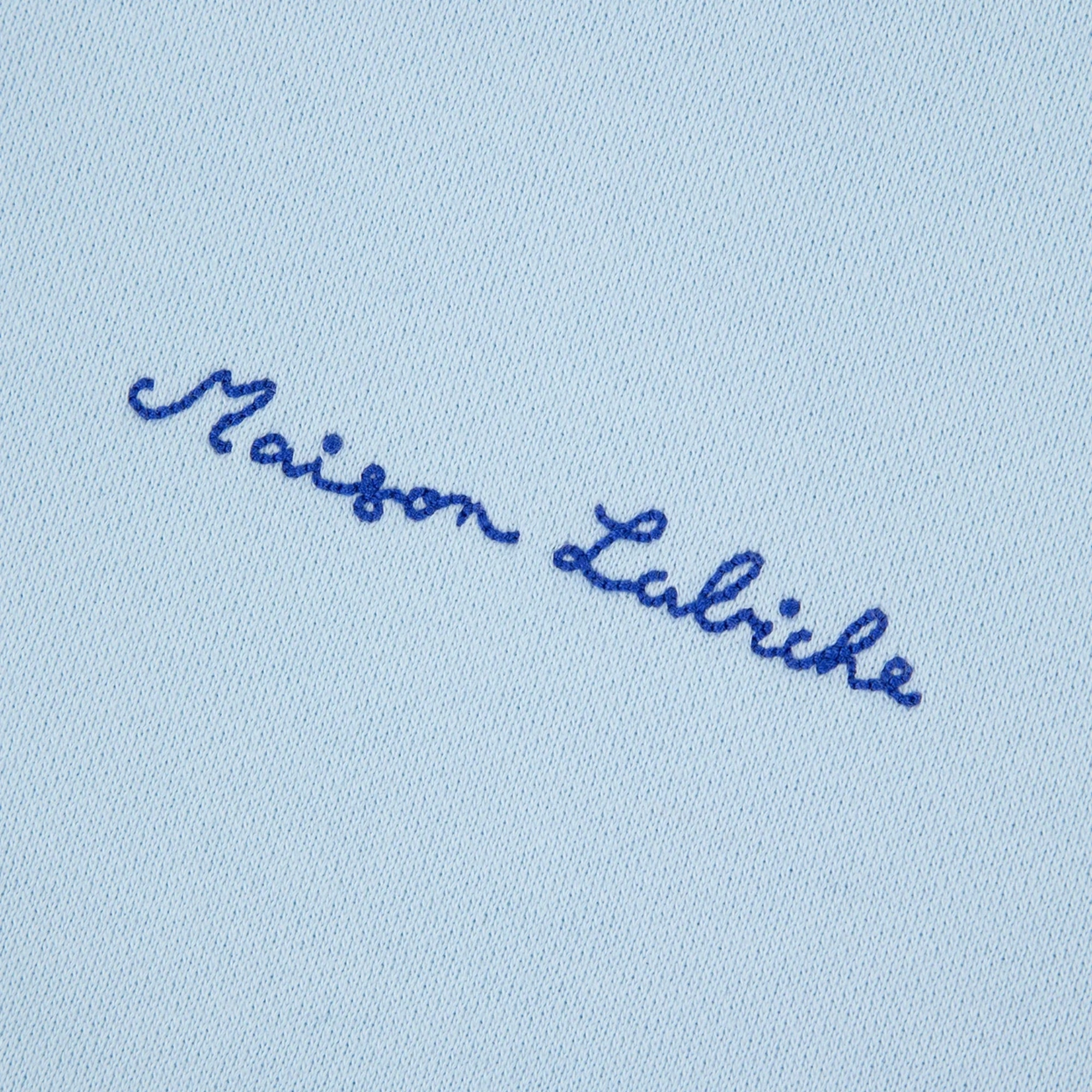 "Maison Labiche" Charonne Sweatshirt (Sky Blue) Bar Hopping Tweed