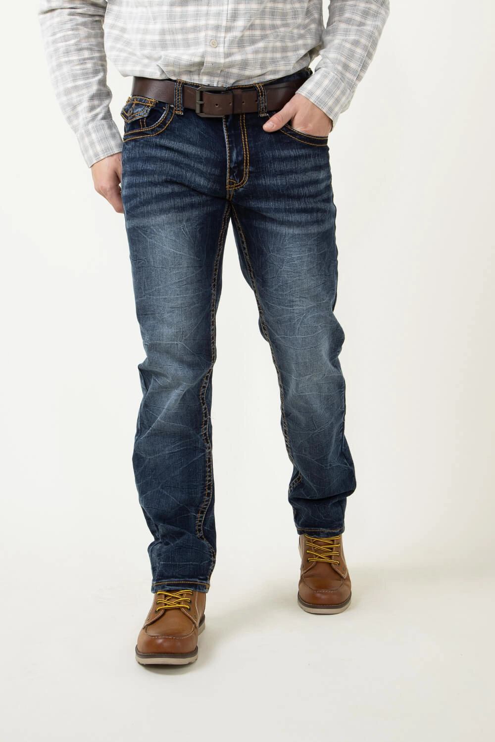 True Luck Andre Straight Jeans for Men | TL22032911 All Season Fabric Weight Weekend Style Rainy Day
