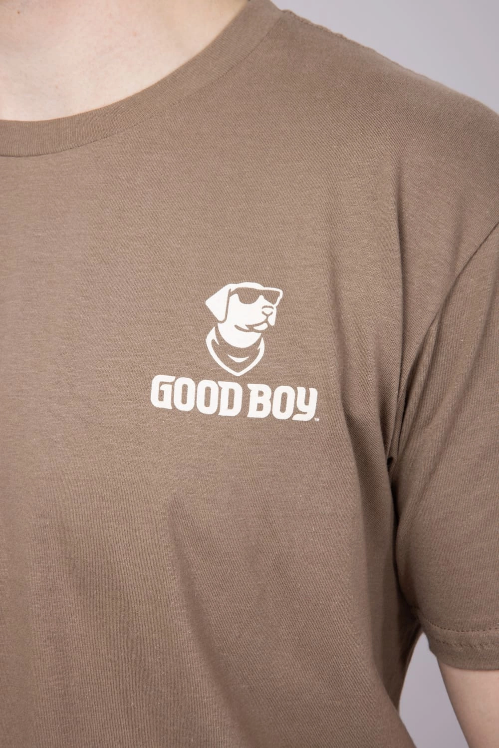 Good Boy Pack T-Shirt for Men in Brown | 2213-BROWNSAVANA Performance Wear Casual Essentials Wear