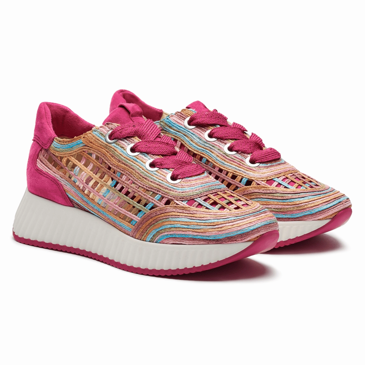 Softwaves Women's Ardi Fuchsia Adjustable Midfoot Strap