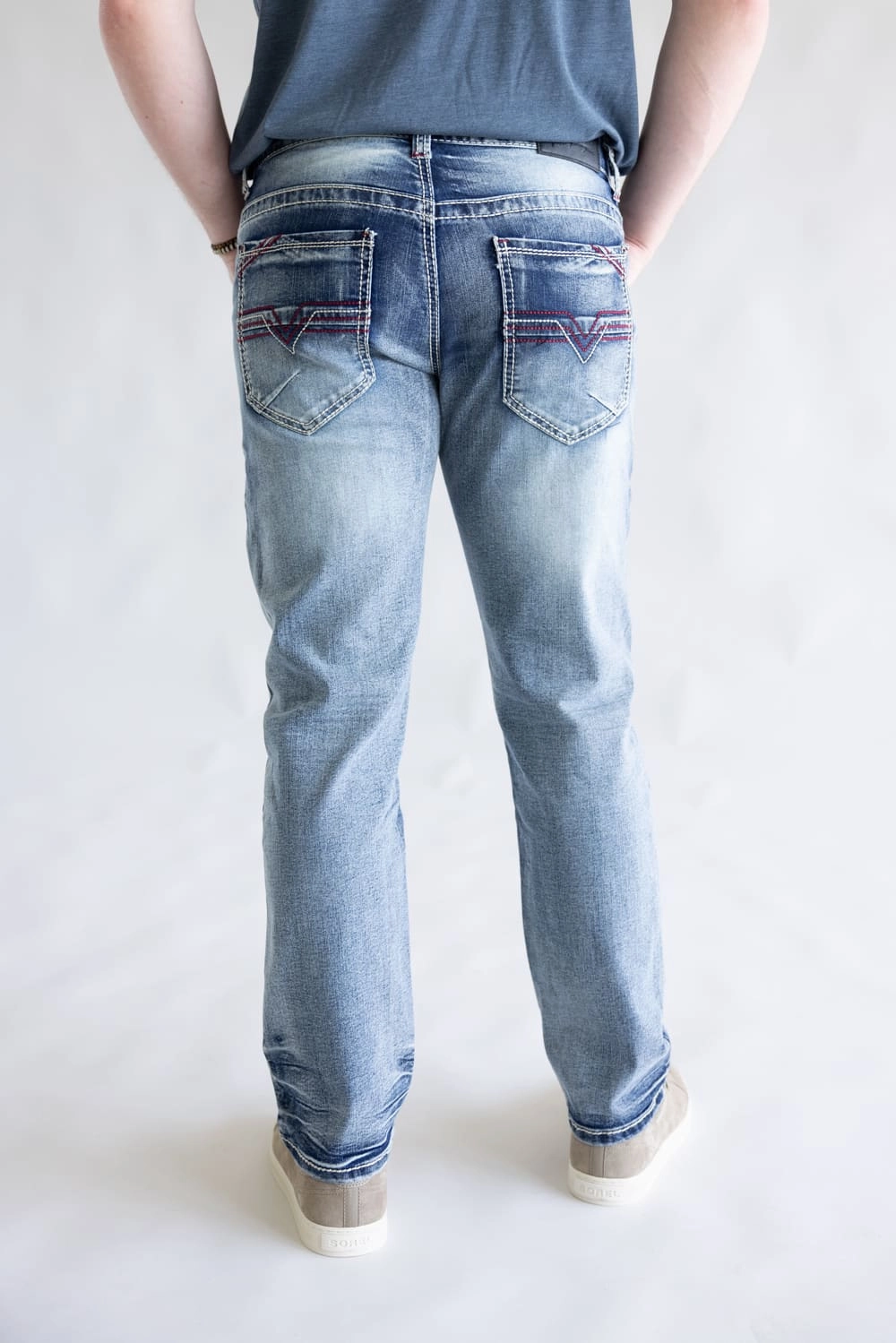 True Luck Fletcher Straight Leg Jeans for Men | TL24041501 Party Look Couple Look Earthy