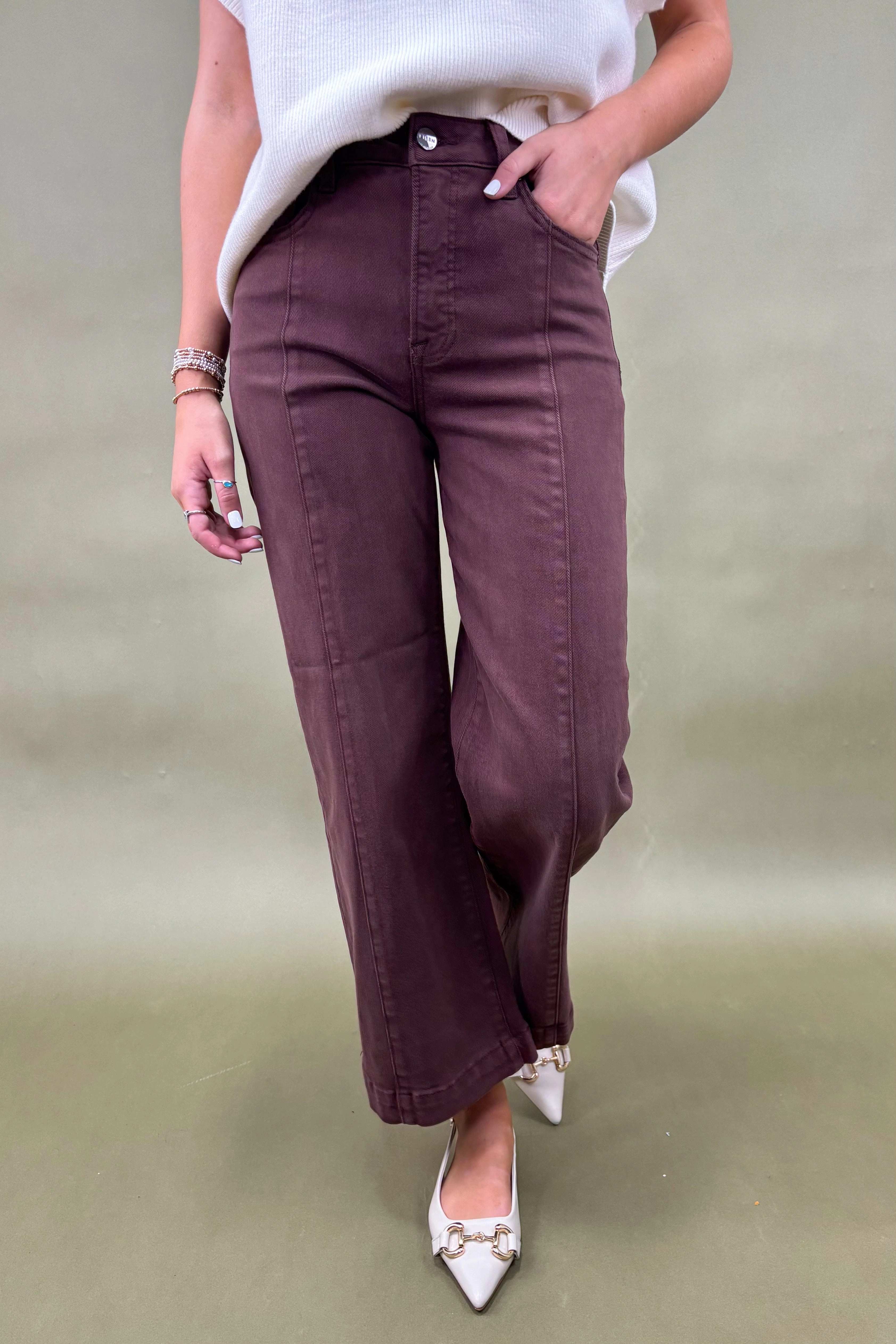 Wrinkle Free Fabric The Hazel High-Rise Jeans