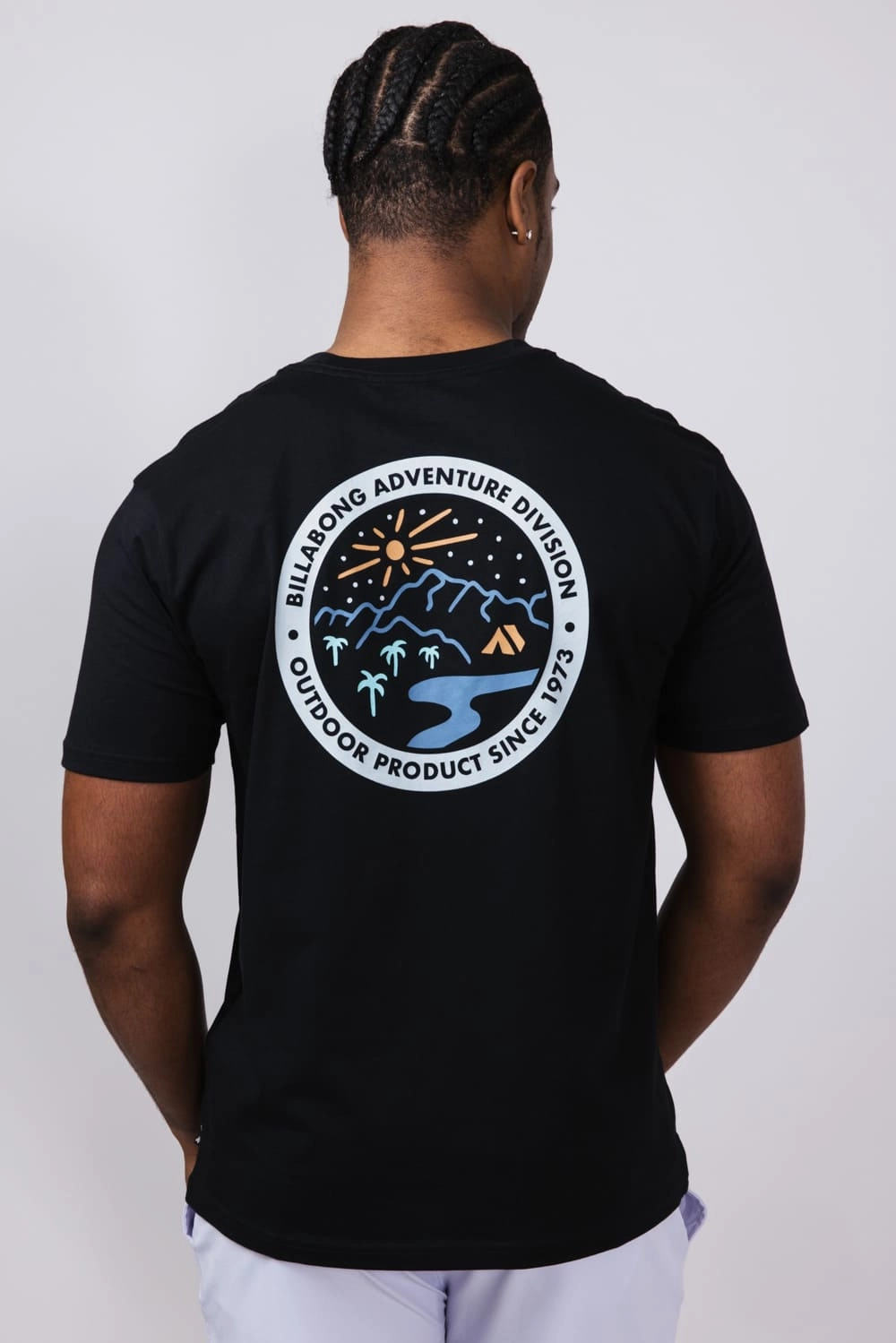 Billabong Rockies A/Div Premium T-Shirt for Men in Black | 24A502500-BLACK Chill Style Essential Comfort